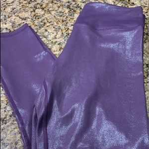 Zyia metallic LNT Capri leggings 6-8
